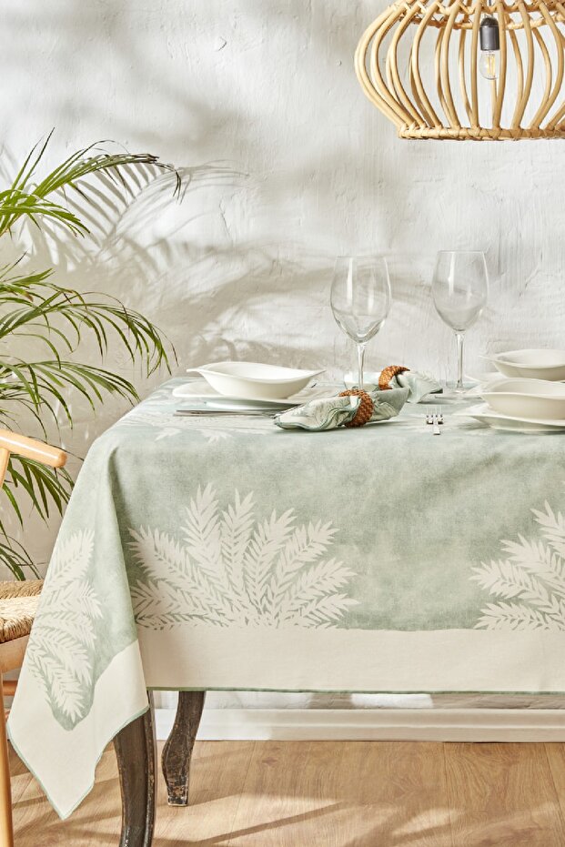 Juno Table Cloth 145X220 cm Mint