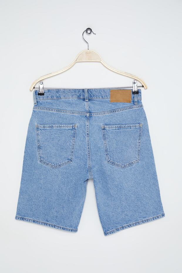 Orta Denim Rengi Şort & Bermuda - 2