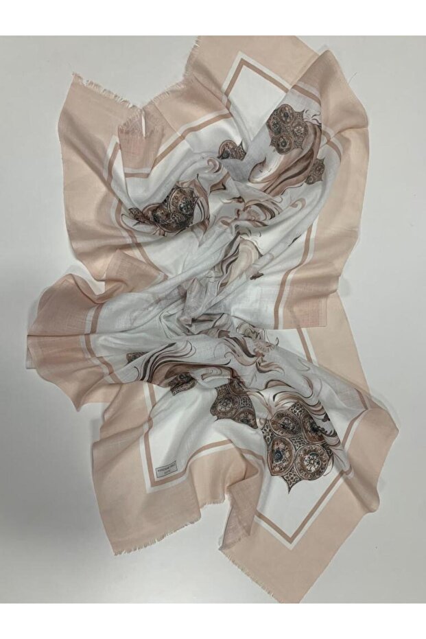 polyester pamuk şal - 3