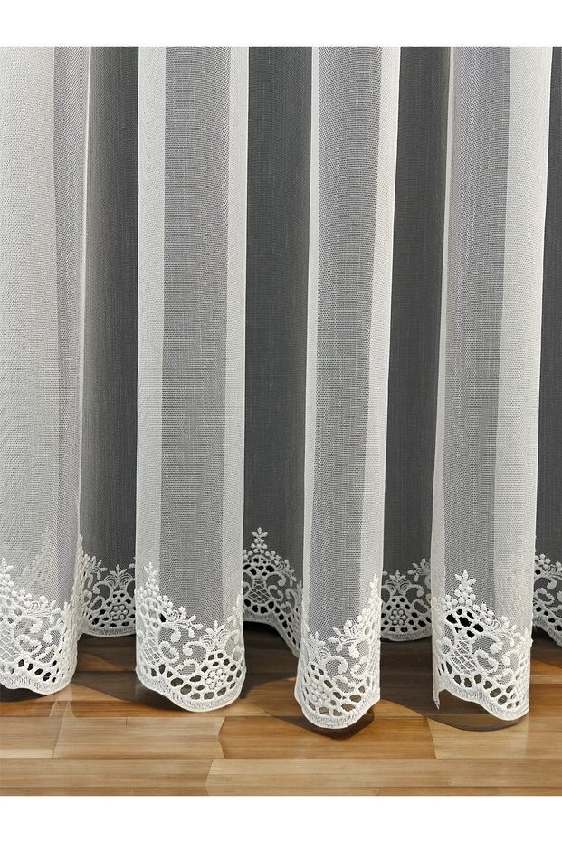 Cairous Skirt Patterned 1 in 2 Sparse Pleated Tulle Curtain
