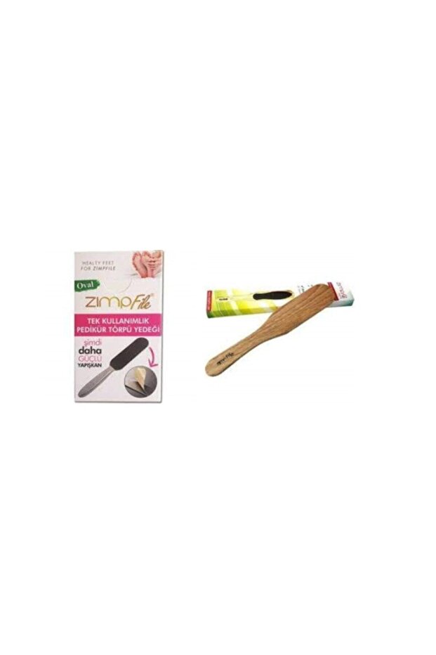 Disposable Foot File and Wooden Pumice Handle