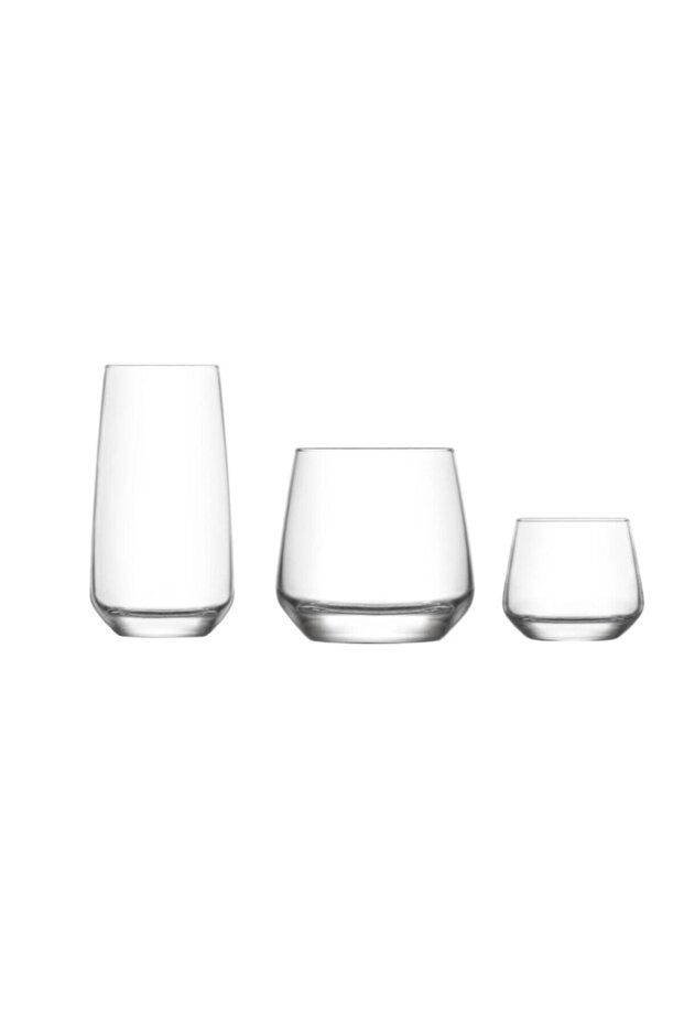 (Without glass) Garnet Dowry Set 30pcs. Water Glass - Glass - Soft Drink Glass