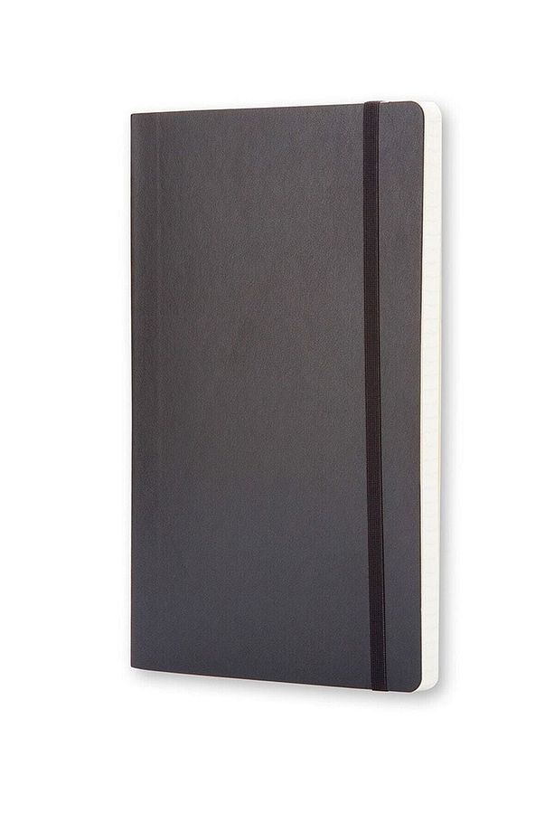 Cep Boy Siyah Yumuşak Kapak Kareli Defter 192 Sayfa - 2