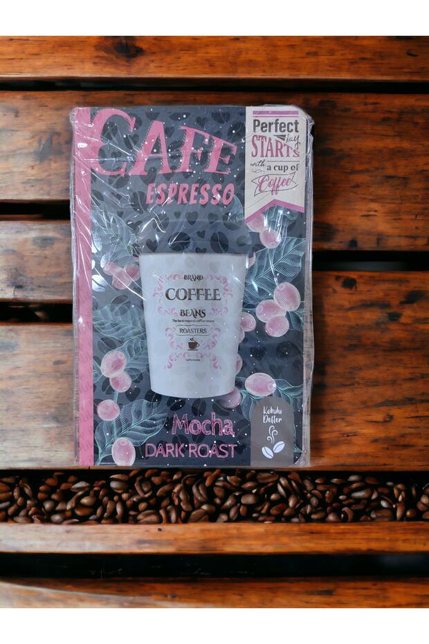 12.5x19.5 CM 112 PAGE STRIPED SCENTED NOTEBOOK CARTON COVER CREAM COLOR PAPER