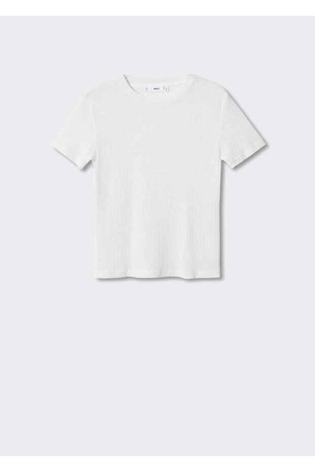 İnce örgülü tişört - 3