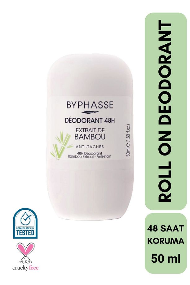 48H Roll-on Deodorant Bamboo Extract 50ml - 1