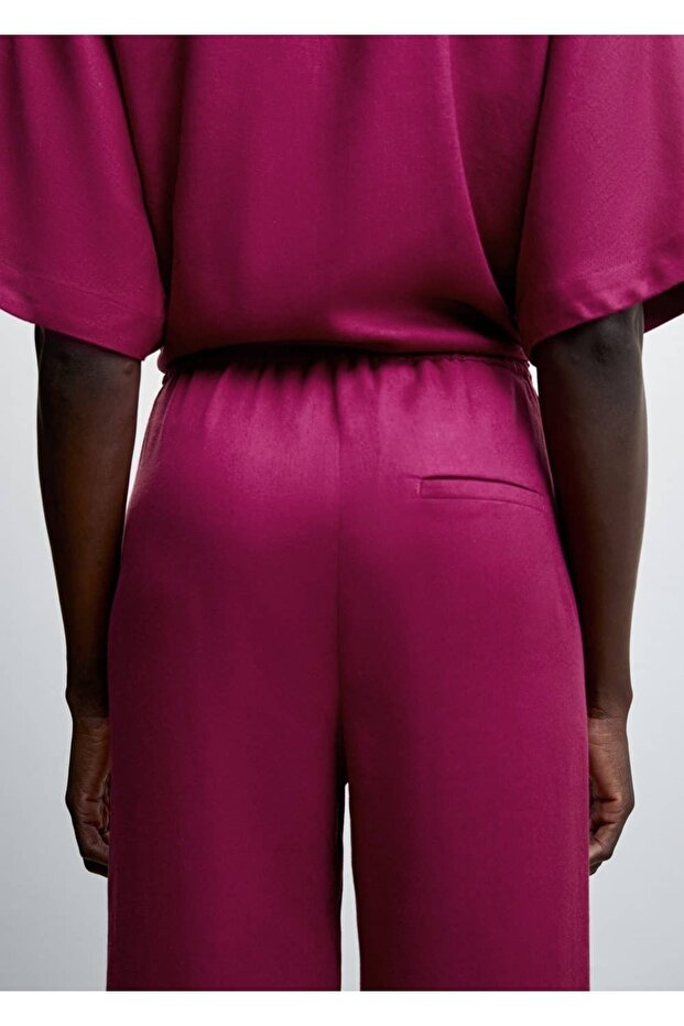 Satin-Hose – elastische Taille - 6