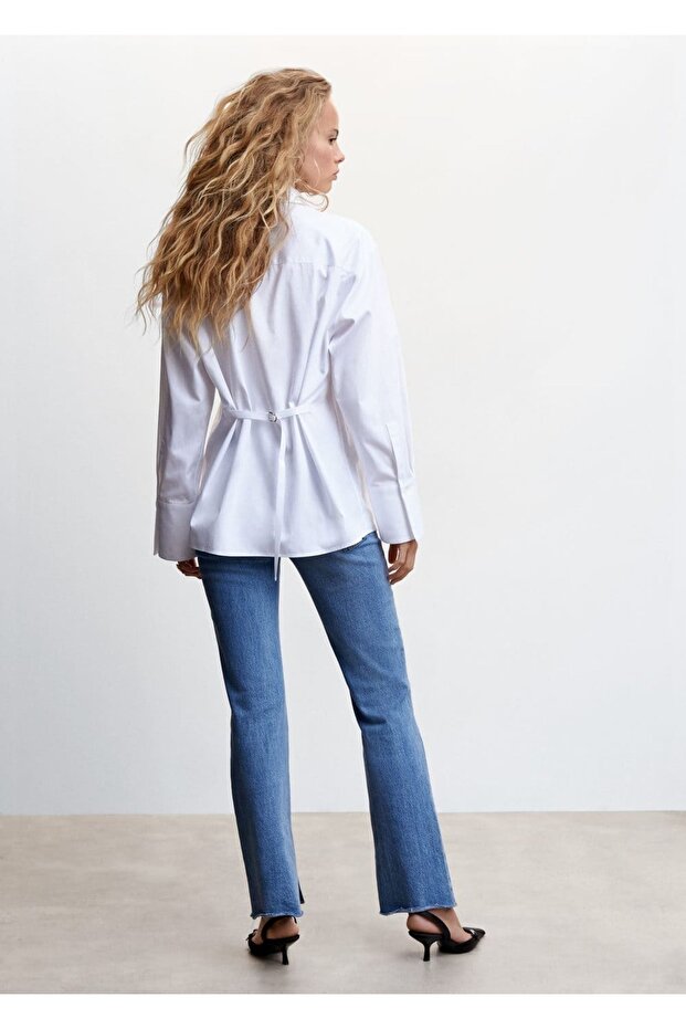 Sırtı Ayarlanabilir Gömlek - 4