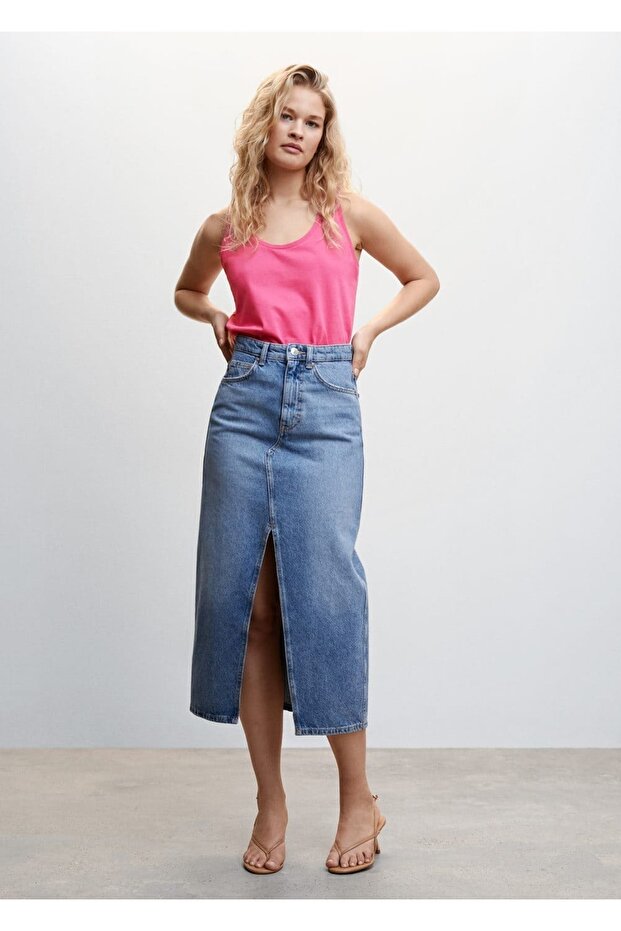 Pamuklu Askılı Bluz - 2