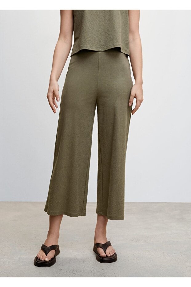 Crop Culotte Pantolon - 1