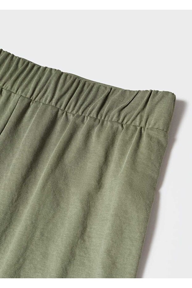 Crop Culotte Pantolon - 6