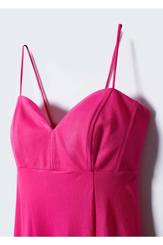 Yan Yırtmaçlı Elbise - 6