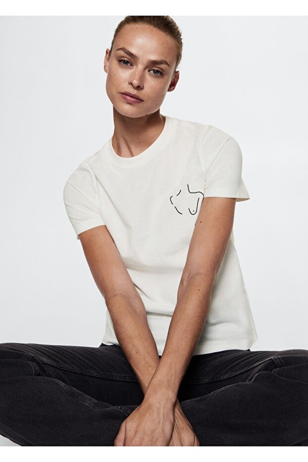 Işlemeli Dayanışma Tişörtü - 5