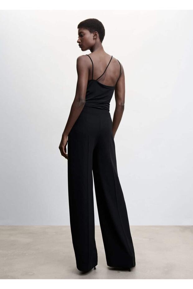 Drape Yaka Asimetrik Bluz - 4