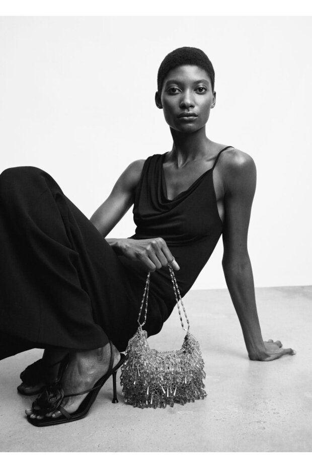 Drape Yaka Asimetrik Bluz - 6