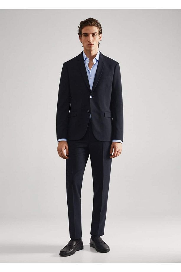Mikro Desenli Slim Fit Kumaş Gömlek - 2
