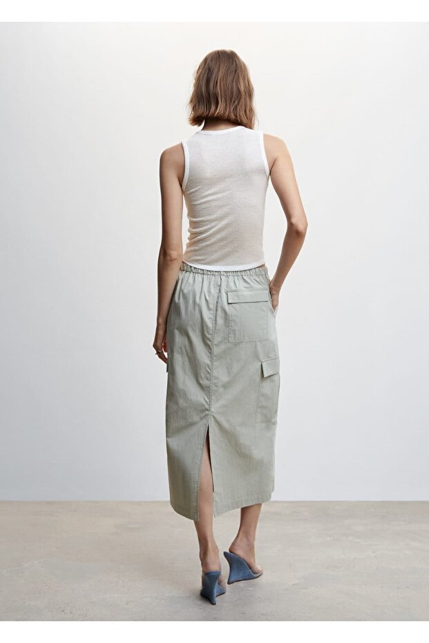 Yarı Şeffaf Triko Bluz - 4