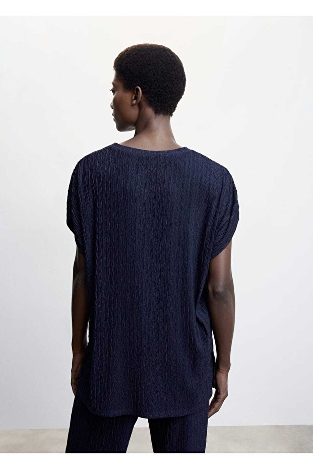 Tricou țesut cu umeri - 4
