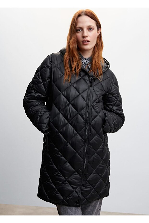 Kapüşonlu Kapitone Anorak - 1