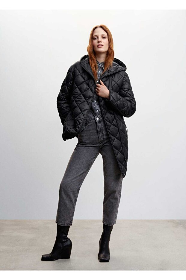 Kapüşonlu Kapitone Anorak - 2