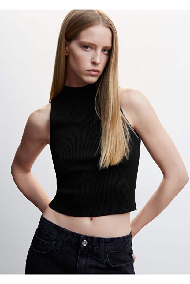 Dik Yakalı Fitilli Üst - 1