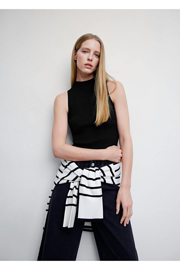 Dik Yakalı Fitilli Üst - 7