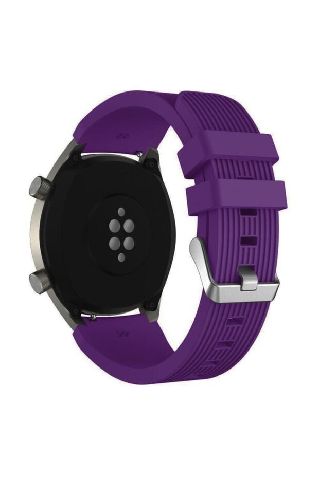 Watch 3 Cord Strap 22mm Sports Striped Silicone Metal Buckle Delux