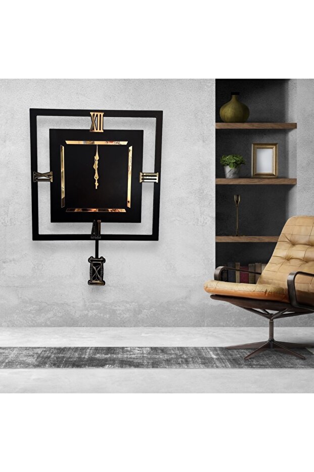 Wooden Pendulum Clock,Pendulum Plexiglass Clock,Wall Clock, Wall Clock, Clock, Wooden Clock - 2