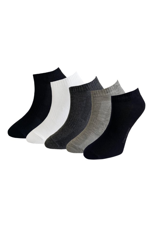 Full Color Short Socks 5 Pack