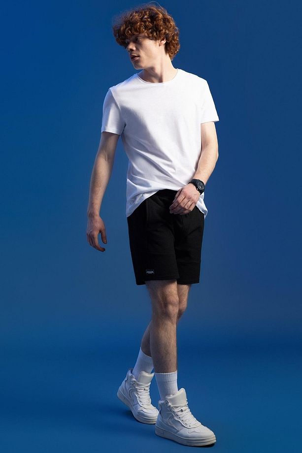 Slim Fit Dar Paça Şort - 2
