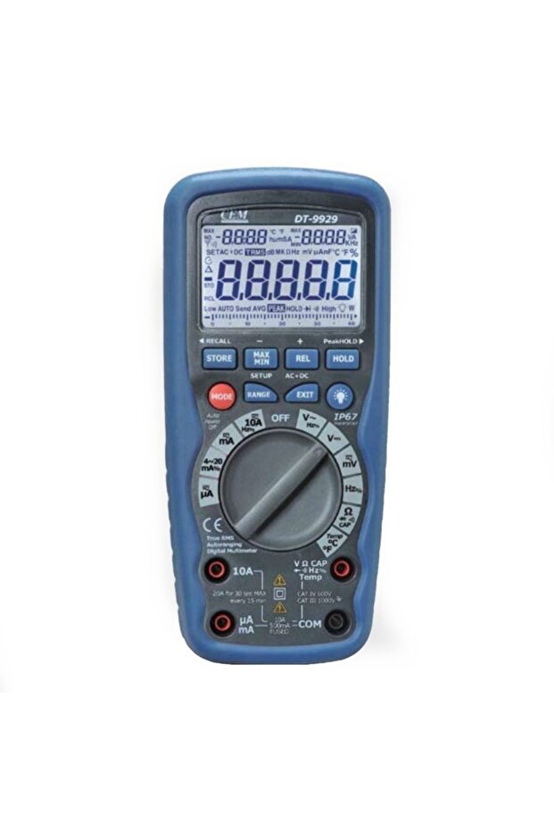 Dt-9929 Ip67 Trms Industrial Multimeter
