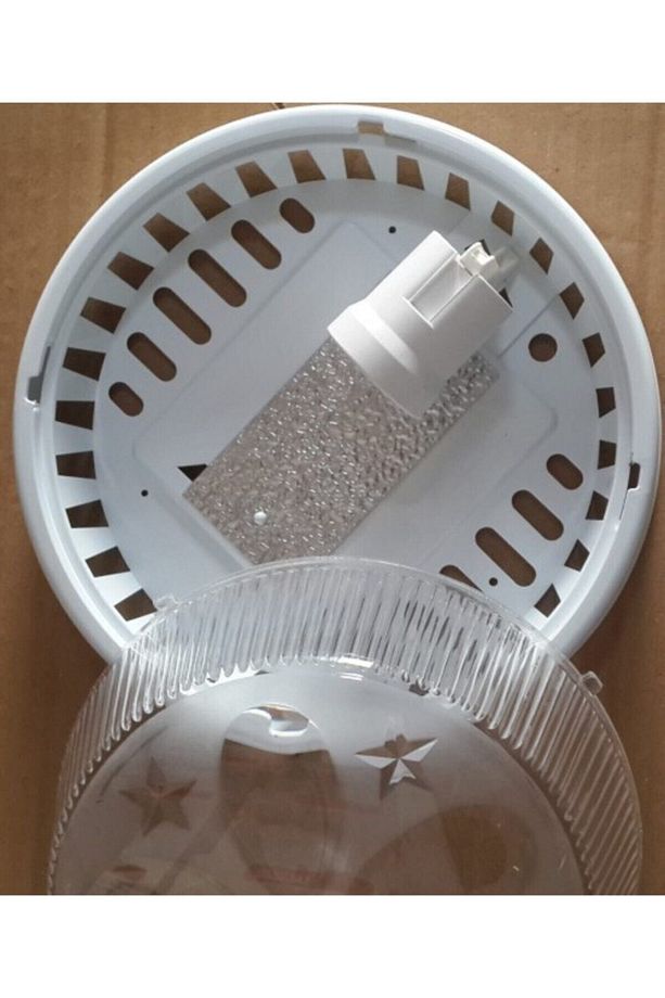 Tavan Lambası Glop Armatur Ve Led Ampul Fırsat Paketi. Wc Tuvalet Banyo Balkon Merdiven Aydınlatması - 2