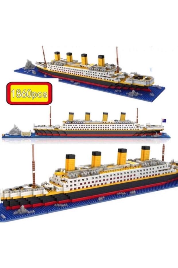 Titanic Gemi İnşa Kiti, 1860 Titanik Gemi Model Kiti, Teknoloji Yolcu Gemisi Yapı Seti - 1