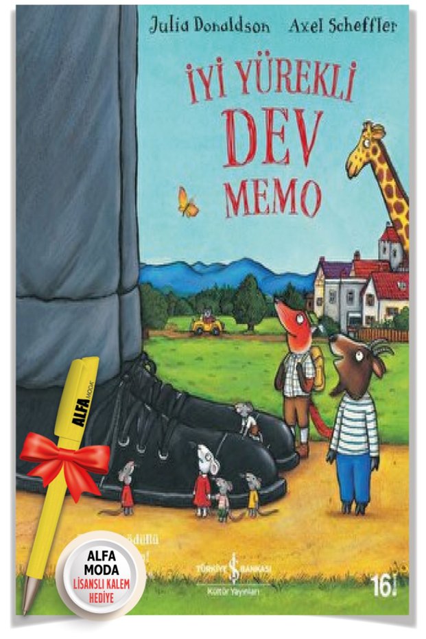 İyi Yürekli Dev Memo (Julia Donaldson) + Fashion Licensed Pen - Business Bank