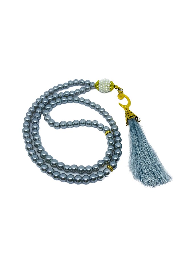 10 Gift Vavli Tasseled Glass Pearl 99-Piece Prayer Prayer Beads (Mevlit-circumcision-hajj-umrah)