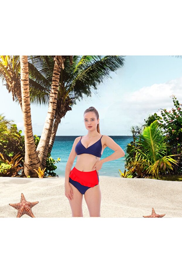 Thin Strap Underwire Bow Bikini Set