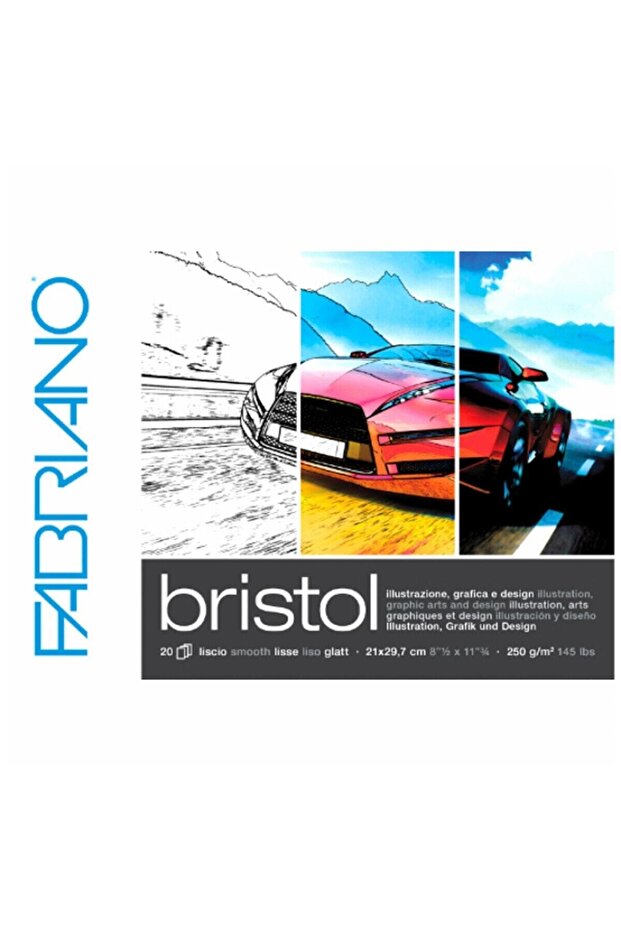 Bristol Defter - 250Gr. - 20Yp. - A4 214291 - 1