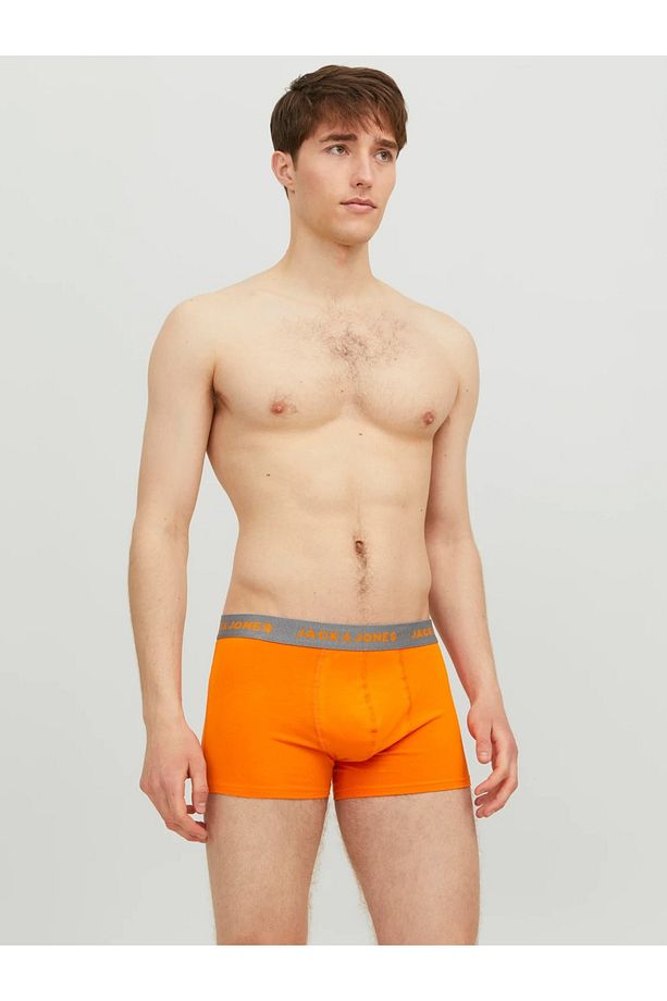 JACSOLID CONTRAST TRUNKS 5 PACK 5'li Renkli Boxer Set - 2