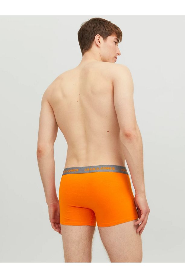 JACSOLID CONTRAST TRUNKS 5 PACK 5'li Renkli Boxer Set - 3