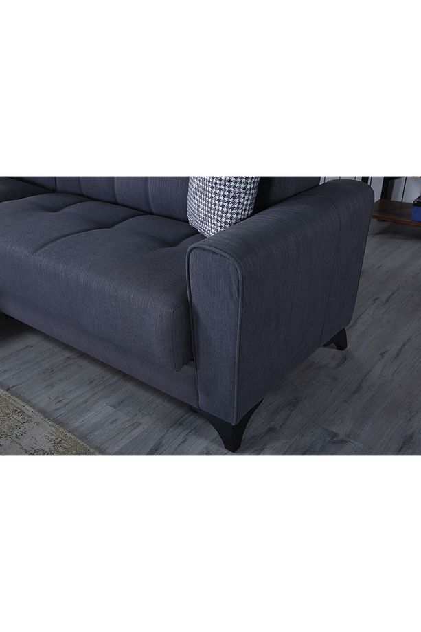 Astra Gent Köşe Koltuk Takımı - Koyu Gri - 6