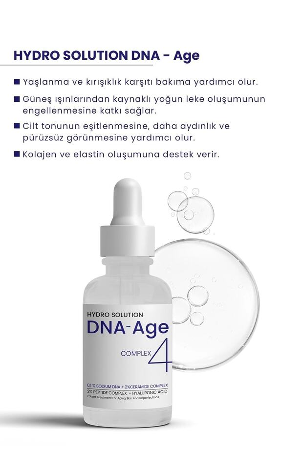 Hydro Solution DNA Age Kırışıklık ve Leke Karşıtı 3'lü Serum Paketi 30 ML x3 - 3