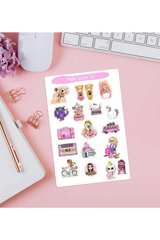 Pembe Rüya Sticker Set
