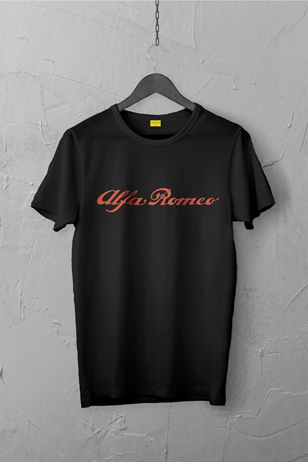 Alfa Romeo Design Tshirt, Unisex Premium, No Cracking, Fading / Automobile