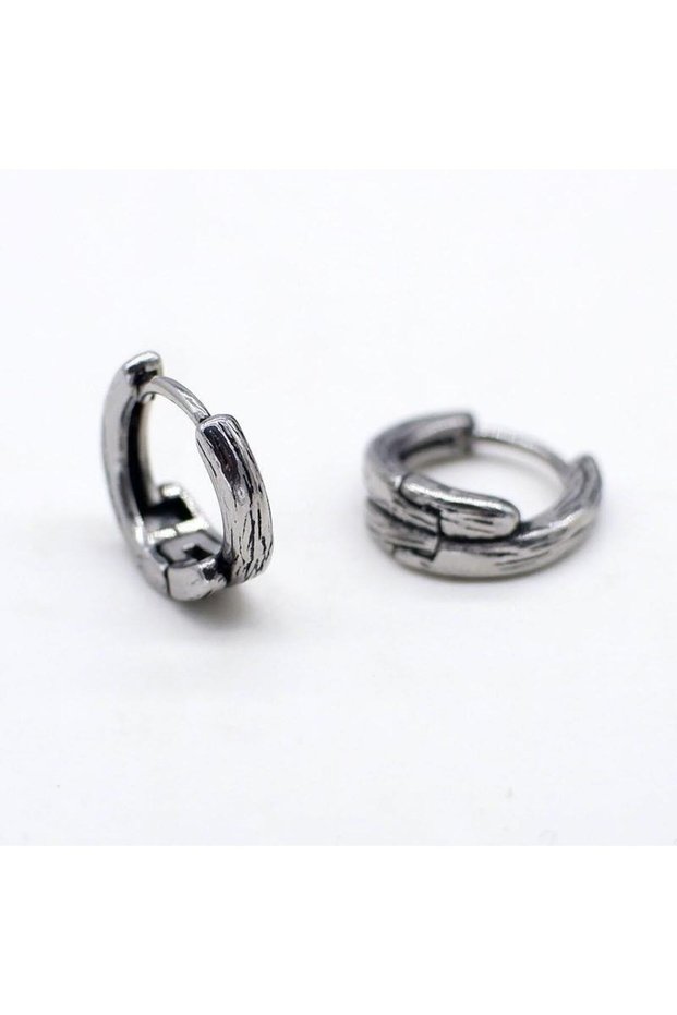 Special Gothic Design Hoop Stainless & Tarnish Vintage 316L Steel Unisex Earrings