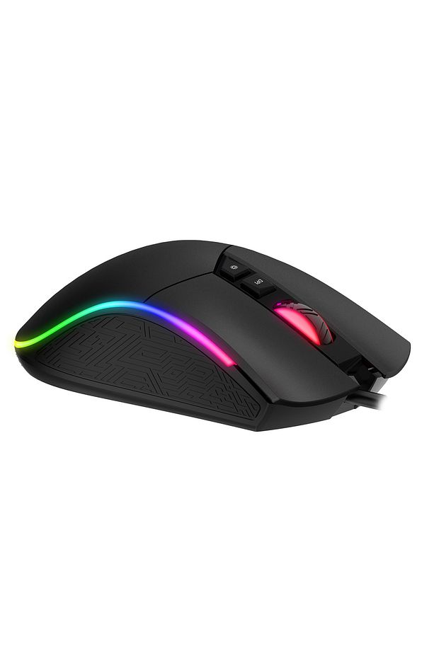 Gamenote MS1001S RGB Gaming Makrolu Oyuncu Mouse - 4800DPI - 4