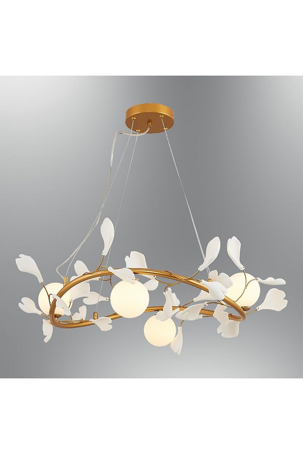 2712-4A Ivy 4 Lü Avize Sarı - 1