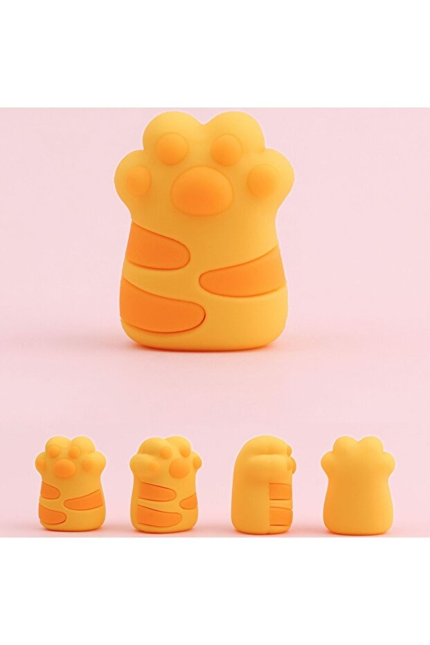 Kuki Paw Boxed Mini Eraser Yellow Color Eraser 1 Piece