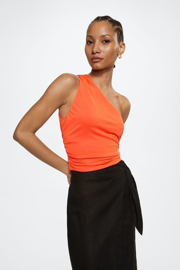 Orange Damenbluse 37020451 - 2