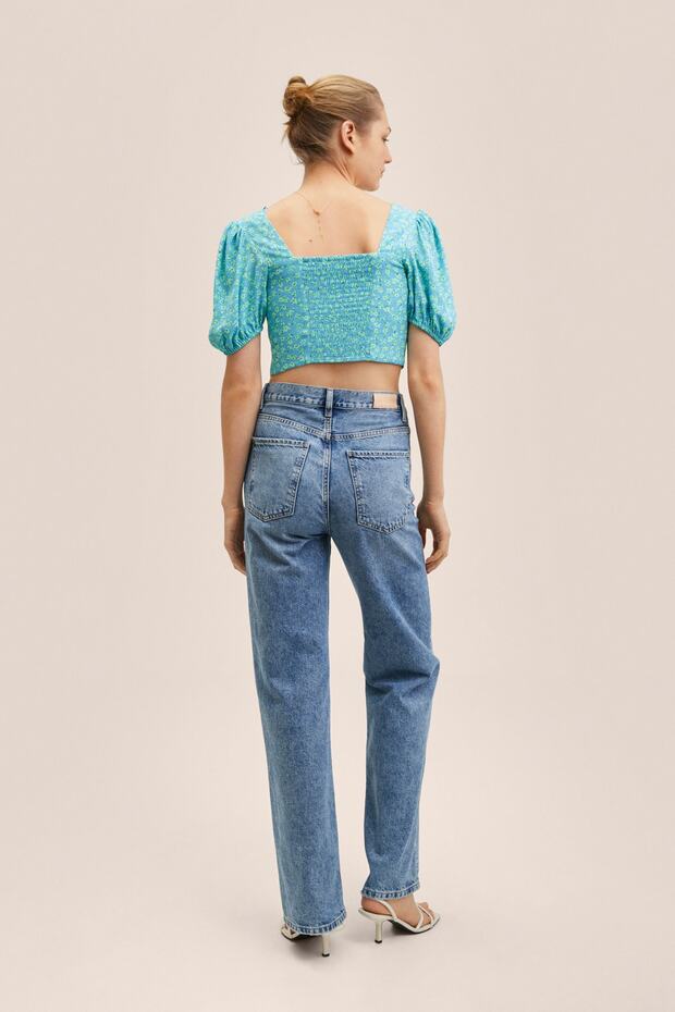 Blaue Damenbluse 27098631 - 10