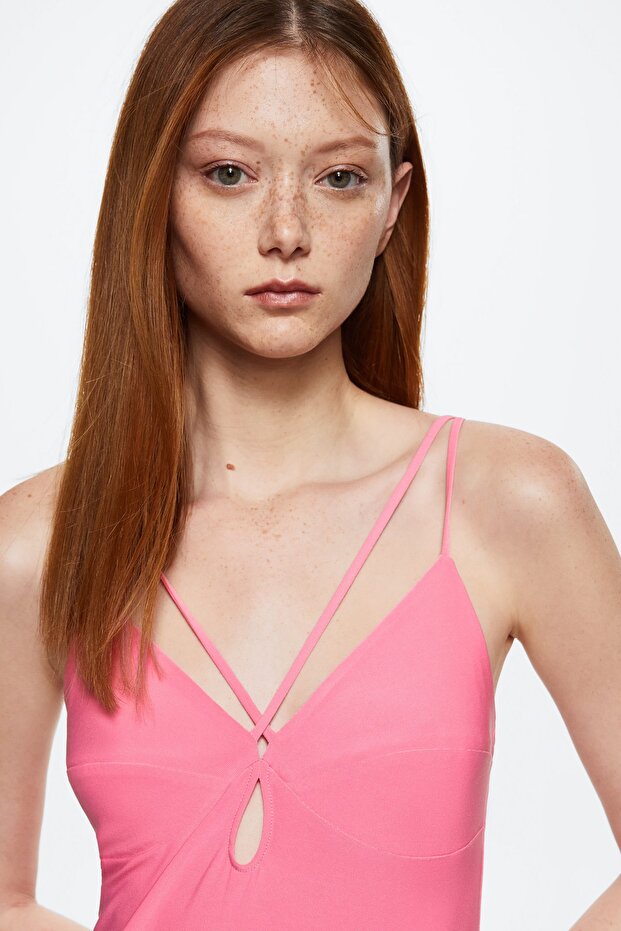 Pembe Kadın Elbise 37022005 - 5